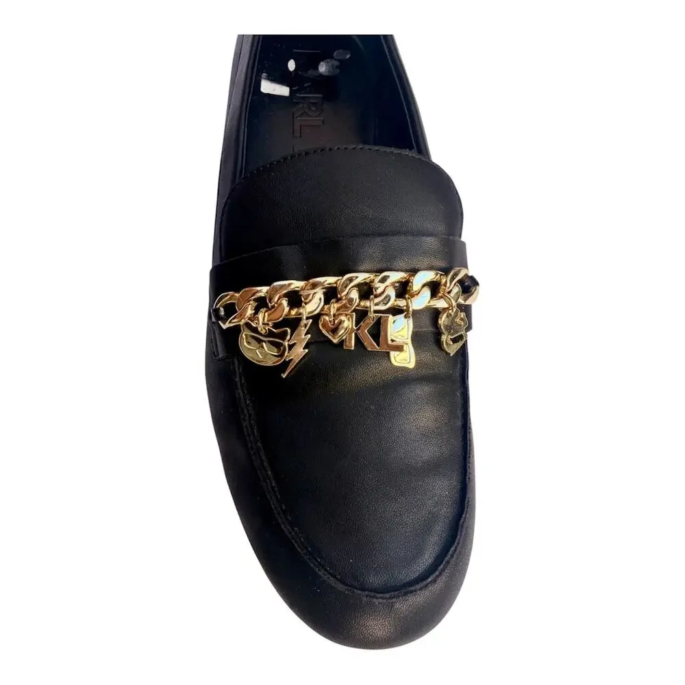 Karl Lagerfeld Black Loafers